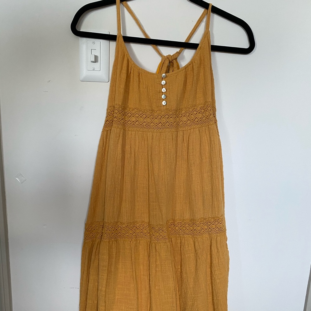 Mustard yellow dress